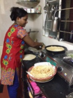 The master chapati maker, Manisha